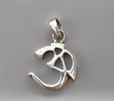 Silver Om in Sanskrit #17