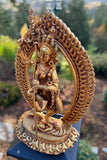 Vajravarahi Statue in Gold Color