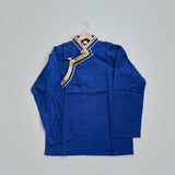 Royal Blue Tibetan Shirt