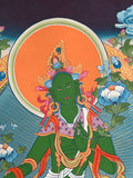 Green Tara Thangka #6