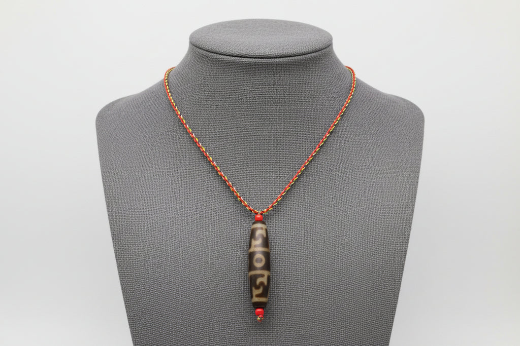 Guru Rinpoche Three Eyed Dzi Bead #5