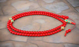 Beautiful Red Stone Mala #15