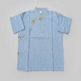 Tibetan Oriental Shirt in Light Blue