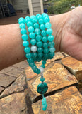 Aquamarine Mala 108 Beads #19