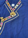 Royal Blue Tibetan Shirt