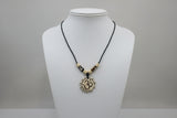 Om with Sun Bone Necklace #16