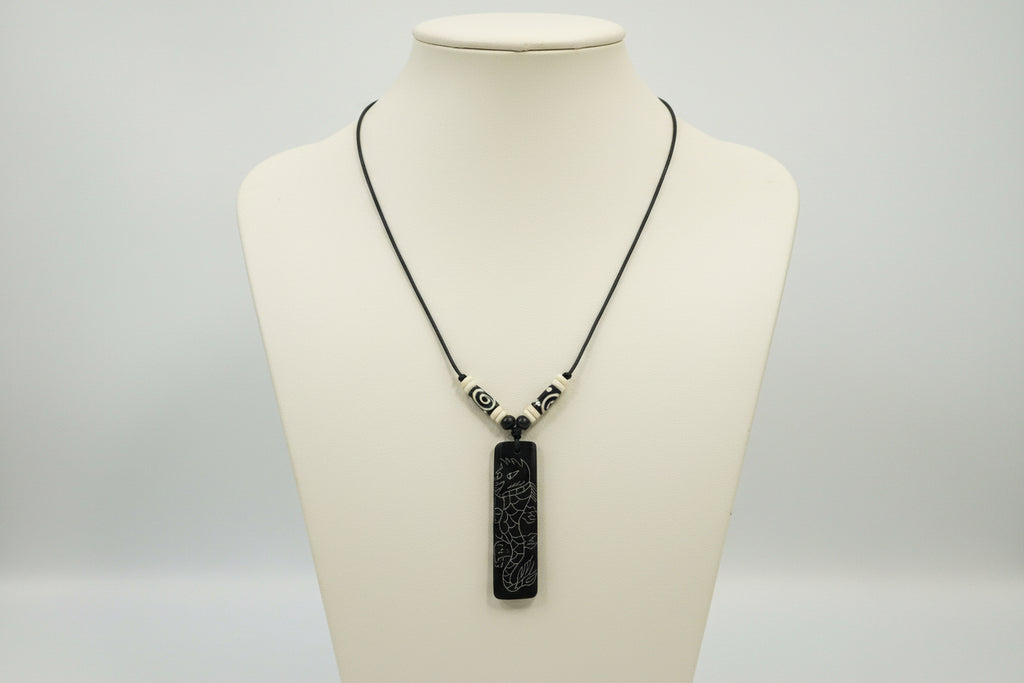 Om Bone Necklace #12