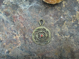 Sri Yantra Pendant in Brass #16