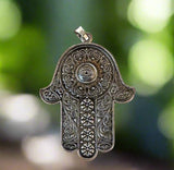 Large Hamsa Pendant #10