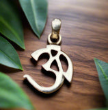 Silver Om in Sanskrit #17