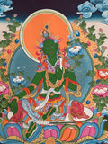 Green Tara Thangka #6