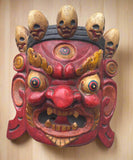 Red Mahakala Mask