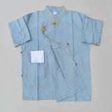 Tibetan Oriental Shirt in Light Blue