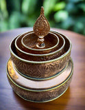 Copper Mandala set in Medium #5