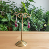 Silver Gemstone Earring  #29