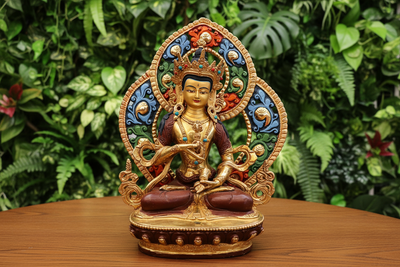 Vajrasattva Statue with Backrest