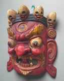 Red Mahakala Mask