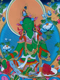 Green Tara Thangka #6