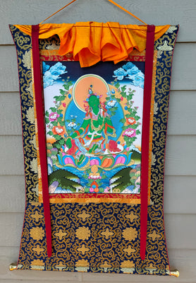 Green Tara Thangka #6