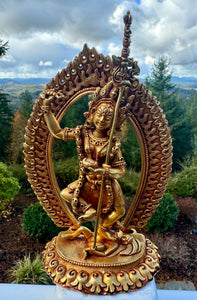 Dorje Phagmo Statue in Gold