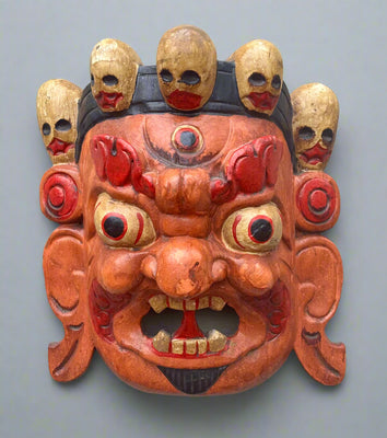 Mahakala Wooden Mask