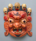 Mahakala Wooden Mask