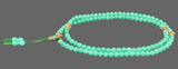 Green Chalcedony Mala #7