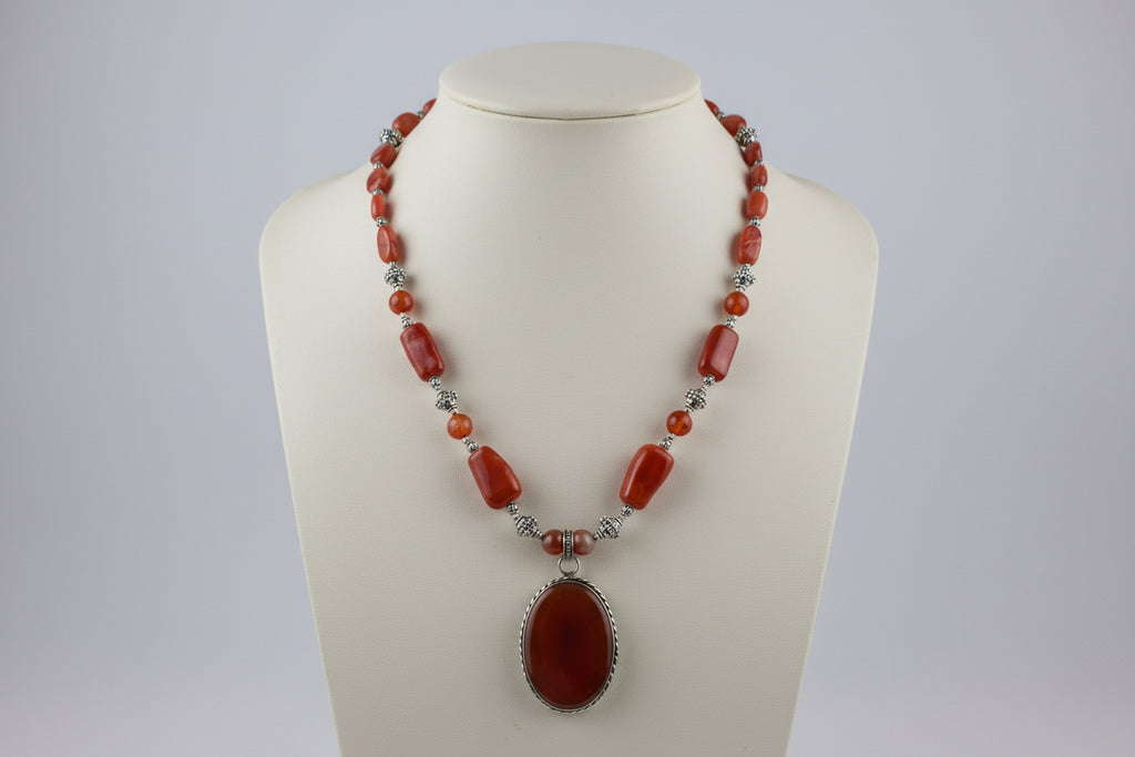 Stone Oval Necklace # 3