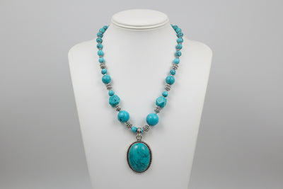 Stone Oval Necklace # 3