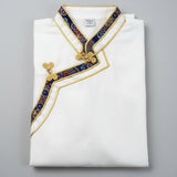 Oriental Tibetan Shirt in Cream Color