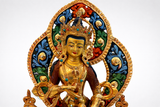 Vajrasattva Statue with Backrest