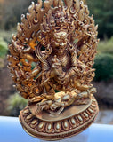 Six Arm Mahakala in Gold