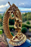 Vajravarahi Statue in Gold Color