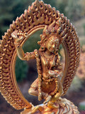 Dorje Phagmo Statue in Gold