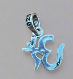 Sanskrit Om Silver Pendant # 18