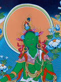 Green Tara Thangka #6