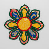 Silk Brocade Floral Mat #16