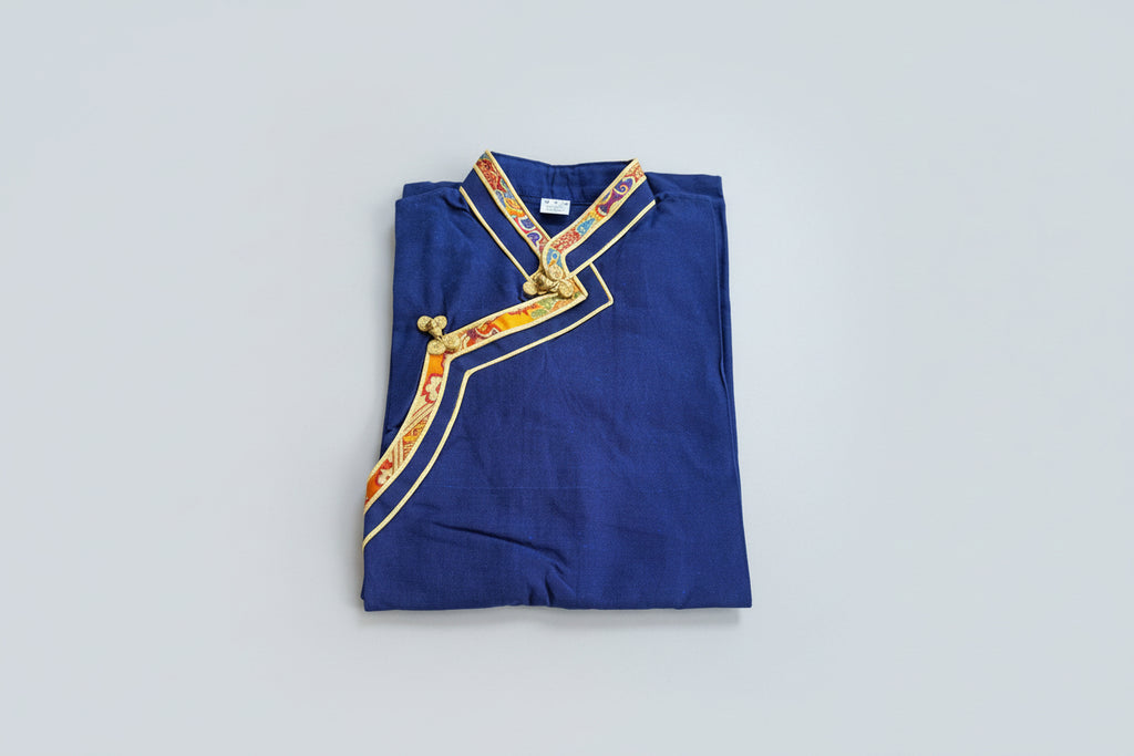 Royal Blue Tibetan Shirt