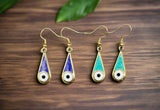 Tear Drop Hamsa Earring #1