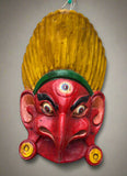 Garuda Wooden Mask in Red