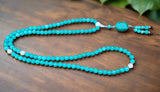 Aquamarine Mala 108 Beads #19