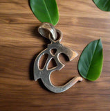 Silver Om in Sanskrit #17