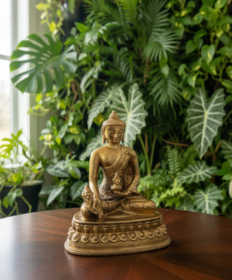 Healing Buddha Statue in Brass