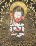 Vajrasattva Yab Yum Thangka