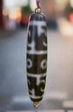 Guru Rinpoche Three Eyed Dzi Bead
