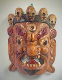 Mahakala Mask in Light Brown