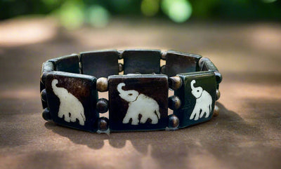 Elephant Yak Bone Bracelet #18