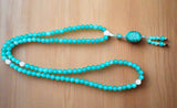 Aquamarine Mala 108 Beads #19