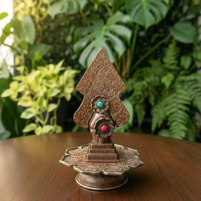 Hand Carved 100 Deity Torma #36