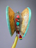 Antique Skull Damaru # 7